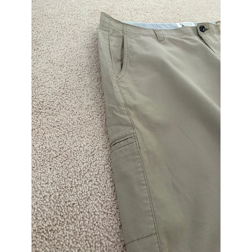 NWT Bundle - Alpine Design Men Shorts Size 40 Green Tan Cargo Chino Media Pocket